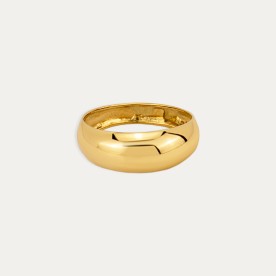 Anillo Oro Liso Karma