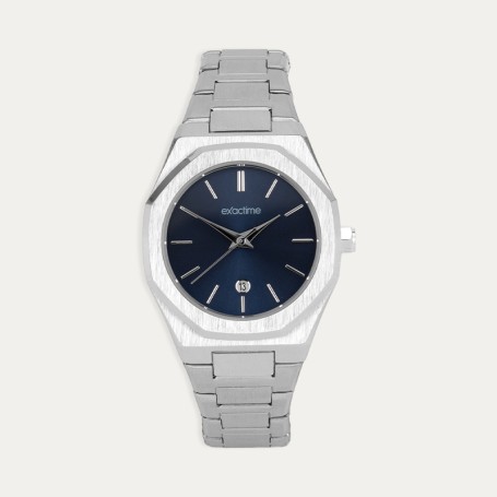 Reloj de Mujer en Acero con Esfera Azul Executive