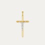 Colgante Cruz Oro Bicolor Cristo Umag
