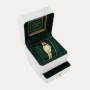 Reloj Acero Mujer Dorado Más Pulsera Riviere Verde