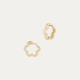 Pendientes Aro Flor 9k Sunset