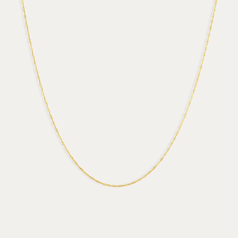 Cadena Oro 9k Eslabón Singapur Kyra