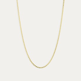 Cadena Oro 9k Eslabón Fígaro Leone