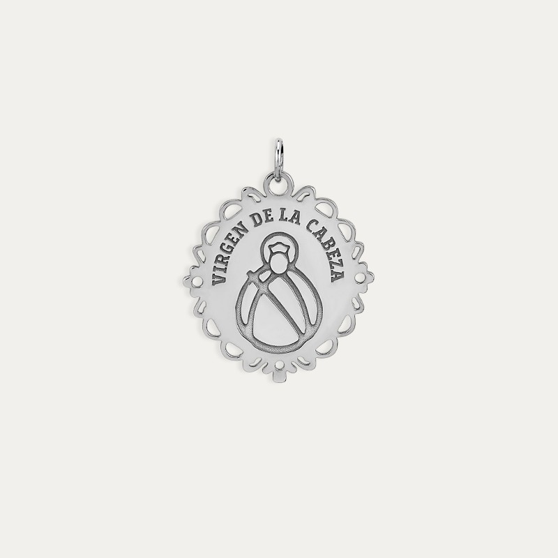 Medalla Plata Virgen de la Cabeza