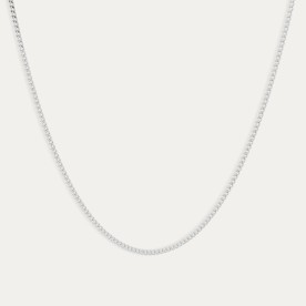 Cadena Plata Barbada Wired