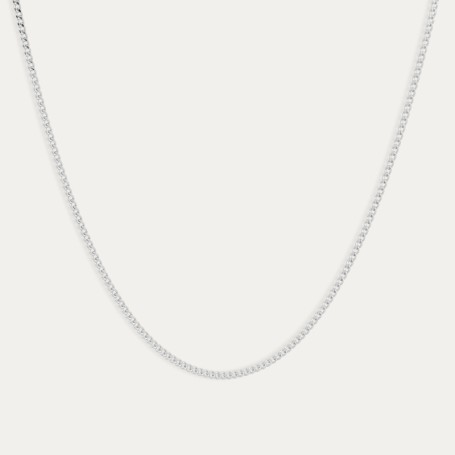 Cadena Plata Barbada Wired