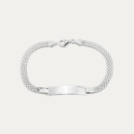Pulsera Chapa Plata Biskmar Lecce