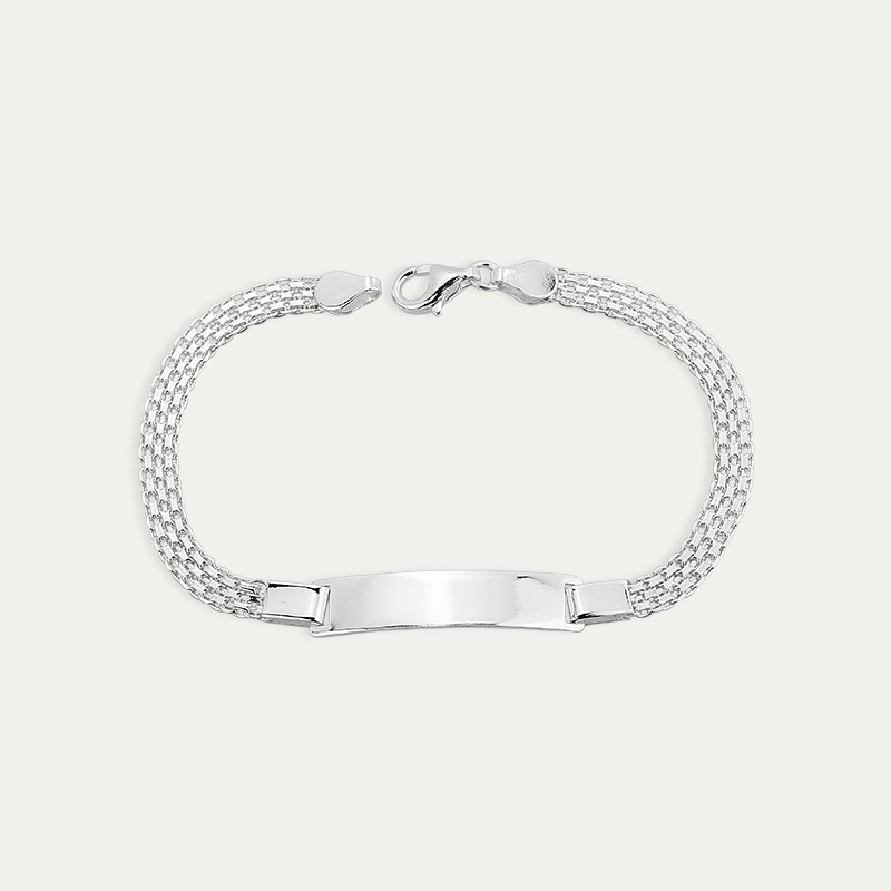 Pulsera Chapa Plata Biskmar Lecce