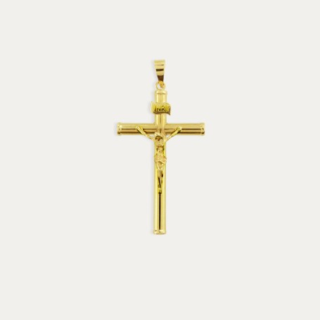 Colgante Cruz Oro 9k Cristo INRI