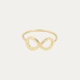 Anillo Oro 9k Infinito Hug