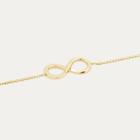 Pulsera Oro 9k Infinito Hug