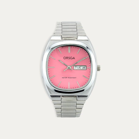 Reloj Mujer Acero Rosa Orsga