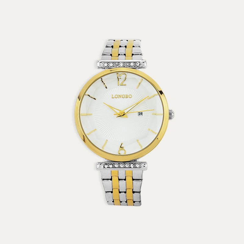 Reloj Mujer Acero Bicolor Clásico Longbo