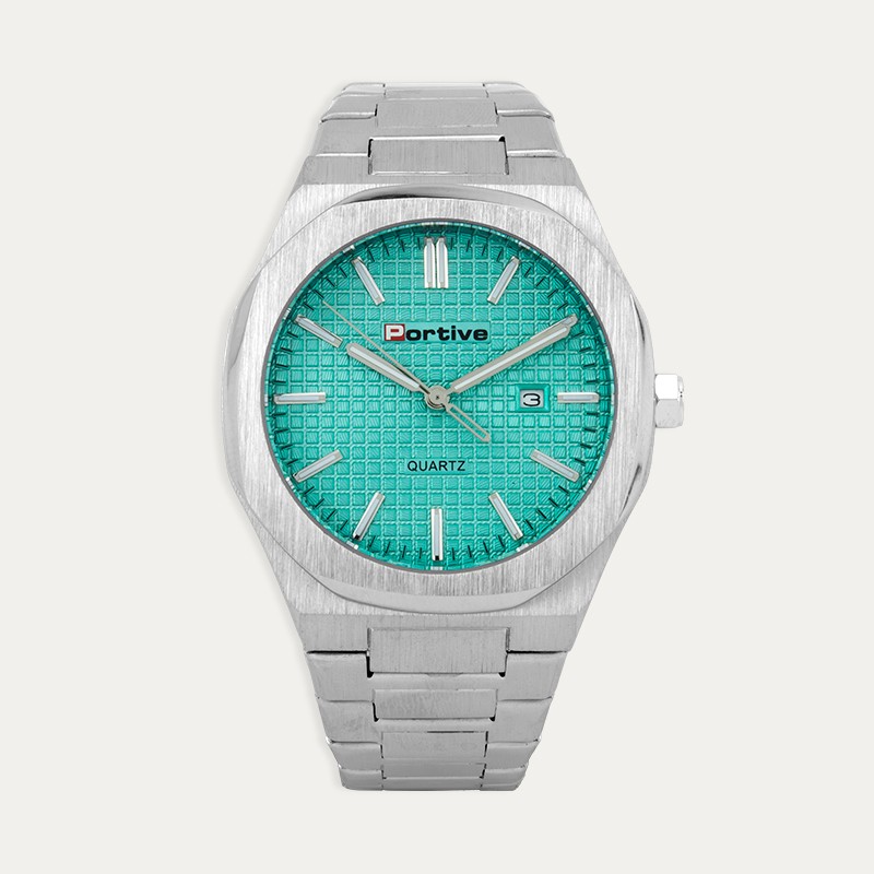 Reloj Acero Caballero Esfera Azul