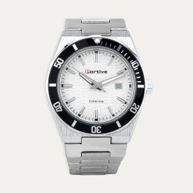 Reloj Acero Caballero Esfera Blanca Portive