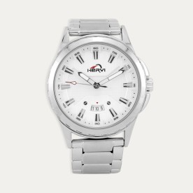 Reloj Acero Caballero Esfera Blanca Heryi