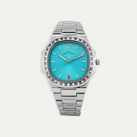 Reloj Mujer Acero Verde Agua IBSO