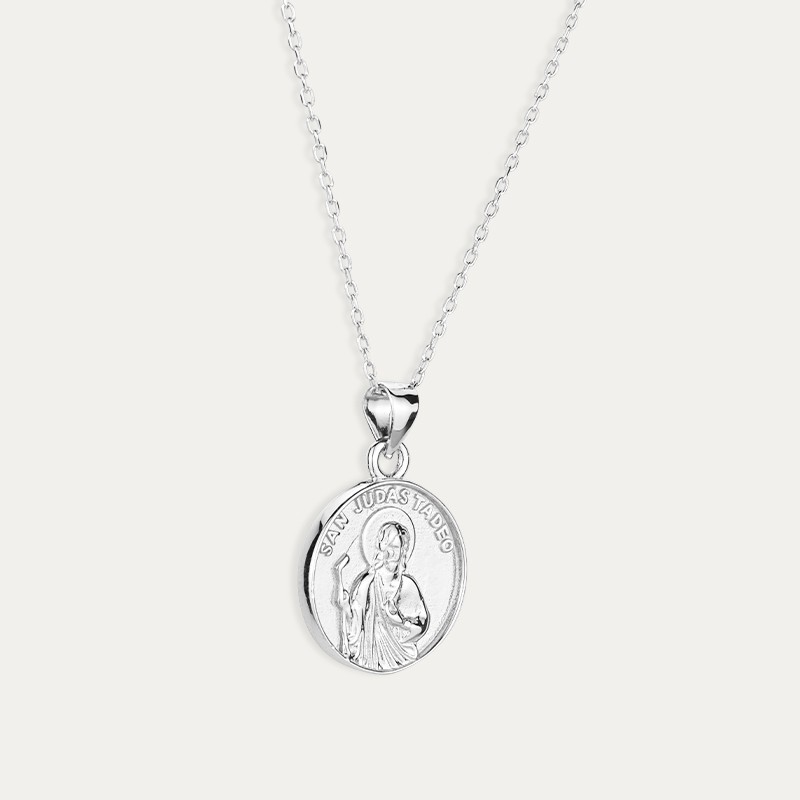 Collar Plata San Judas Tadeo