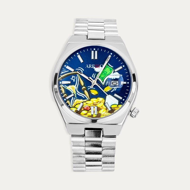 Reloj Unisex Acero Anime Sakura