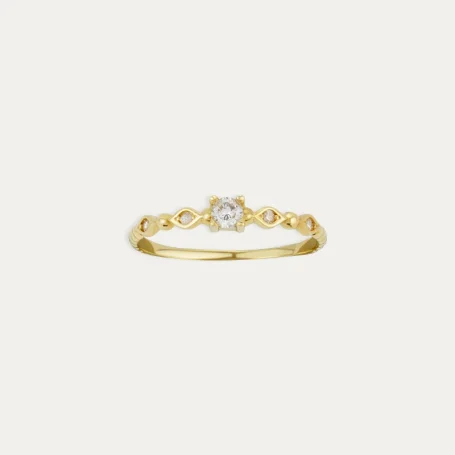 Anillo Oro 18k Circonitas Story