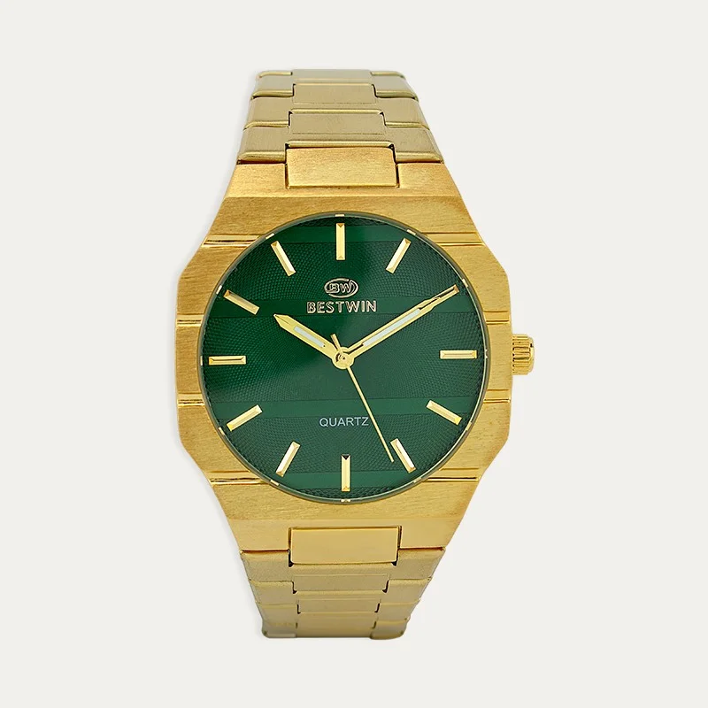 Reloj Acero Hombre Verde Elbrús
