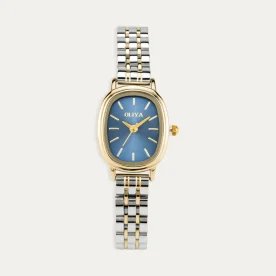 Reloj Acero Mujer Bicolor Ophelia Azul