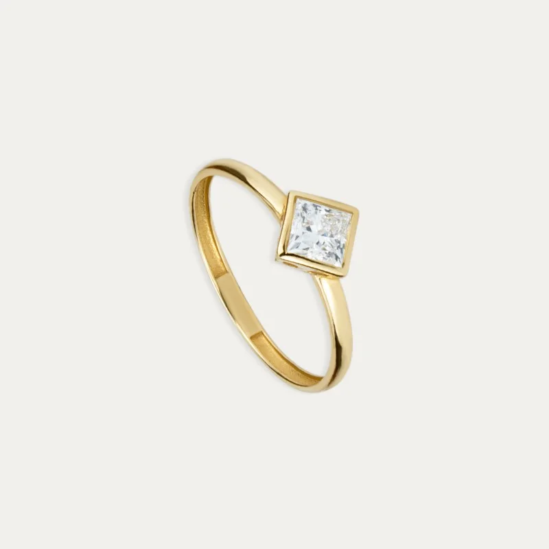 Sortija Oro 9k Brillante Sparrow