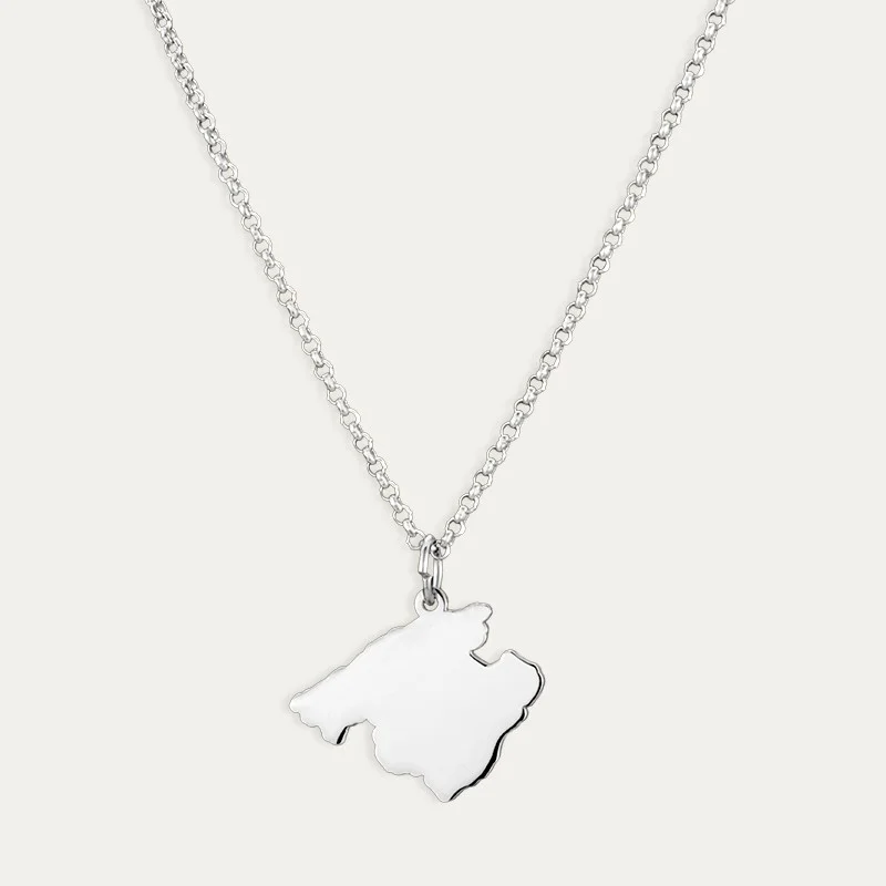 Collar Plata Mapa Mallorca