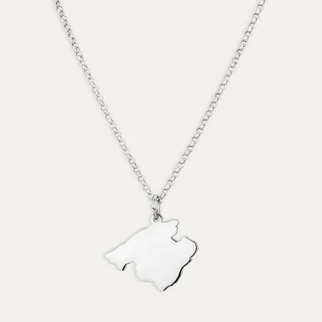 Collar Plata Mapa Mallorca