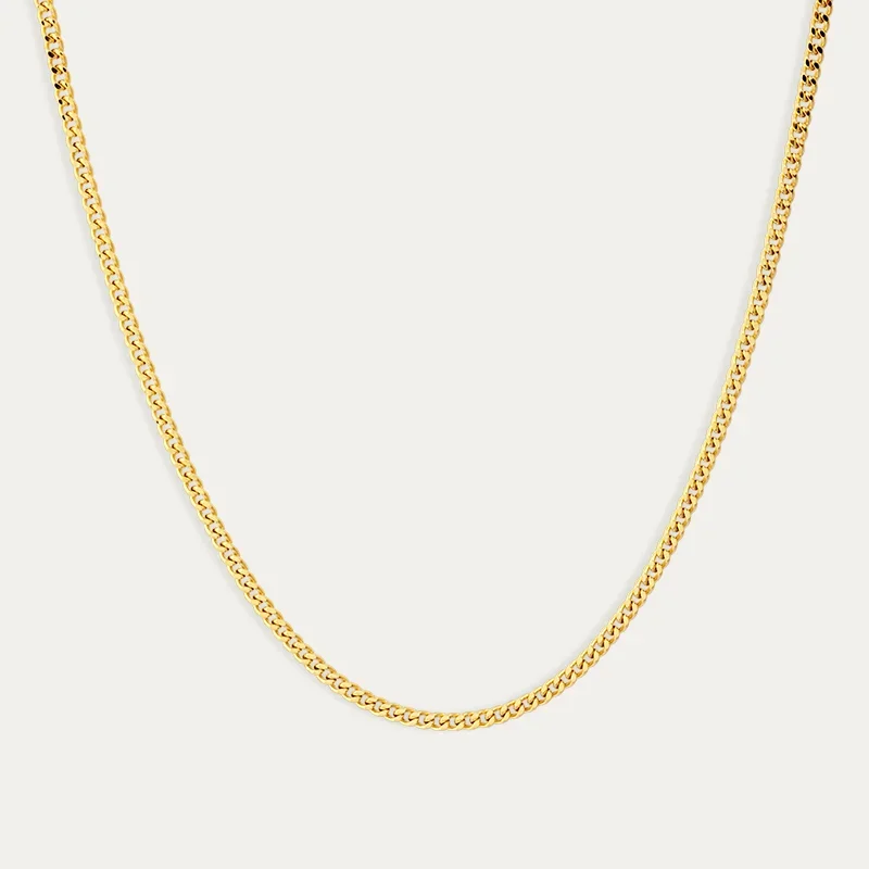 Cadena Barbada Oro 18k Knot