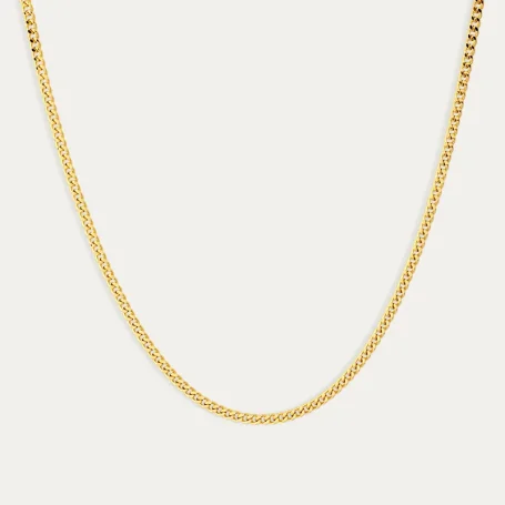 Cadena Barbada Oro 18k Knot