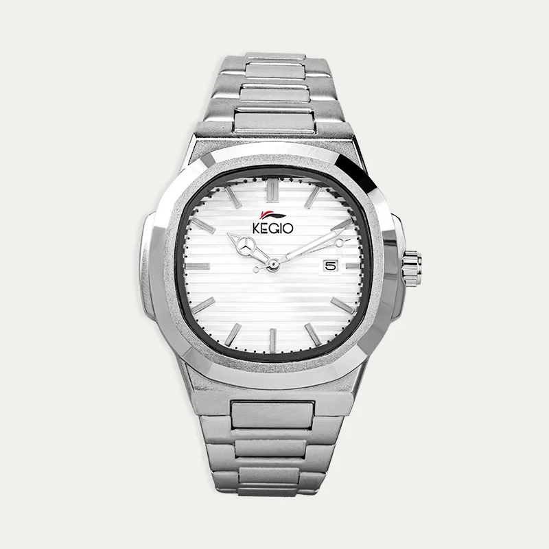 Reloj Acero Hombre Analógico Blanco Kegio