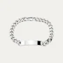 Pulsera Acero Hombre Chapa Barbada Hugo
