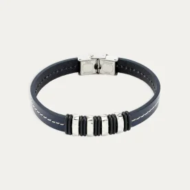 Pulsera Acero Hombre Motivo Azul