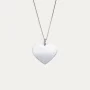 Cadena + Colgante Corazón Personalizada Plata