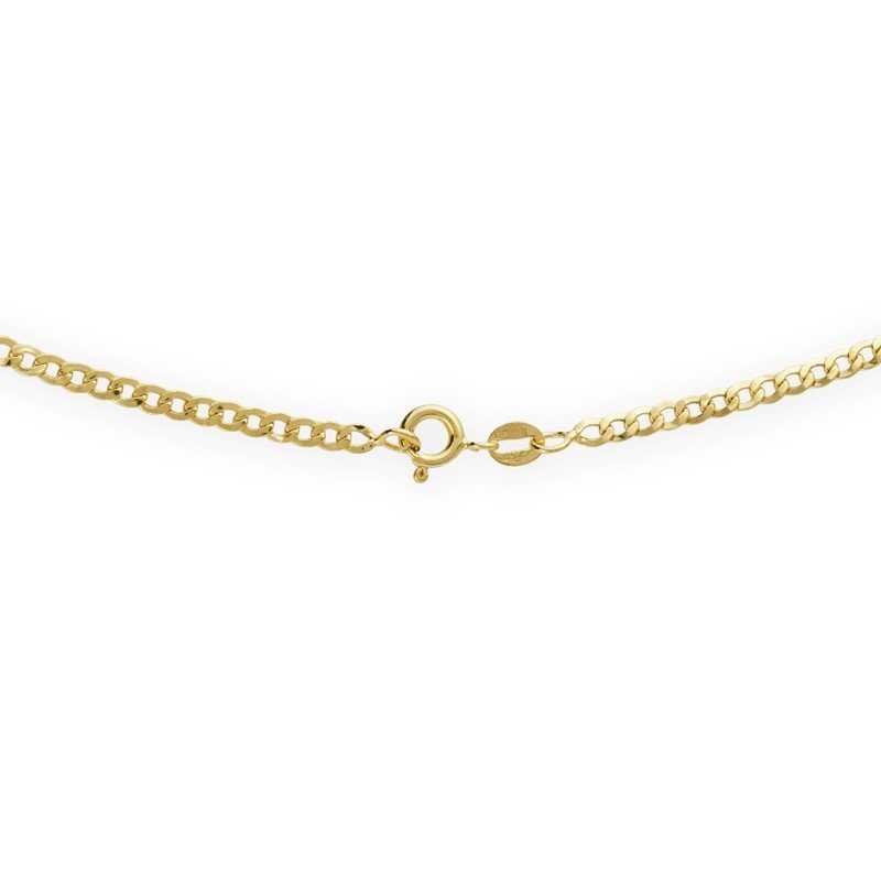 Cadena en Oro de 18k de estilo Barbada de 50cm Blair