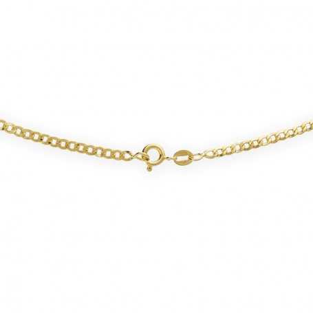 Cadena en Oro de 18k de estilo Barbada de 50cm Blair