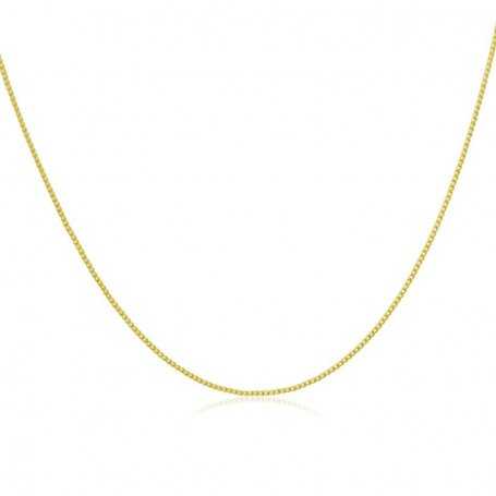 Cadena Barbada 18K  40cm