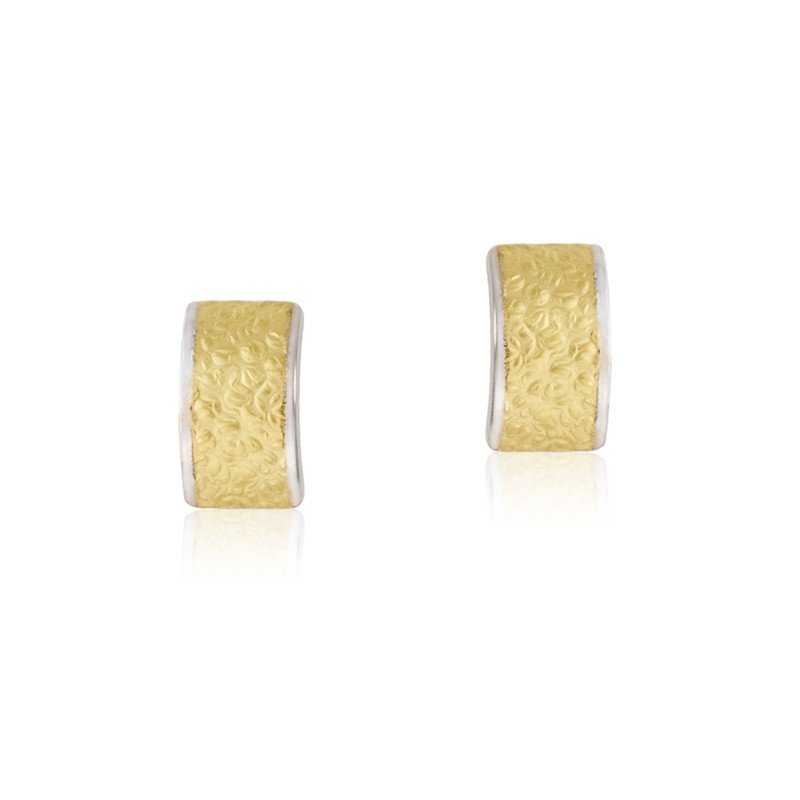 Pendientes Brocado 18K