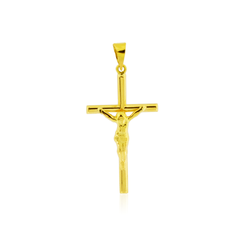 Cruz con Cristo de Oro 18k