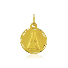 Medalla Virgen de los Desamparados Labrada Oro 18k