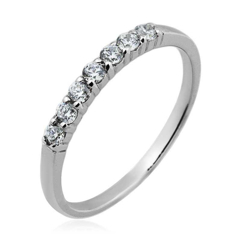 Sortija Brillantes 0,28ct Oro Blanco 18K