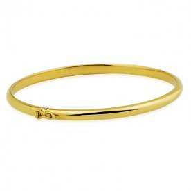 Pulsera Oro Media Caña Lisa | EN OFERTA | Joyerías ARESSO