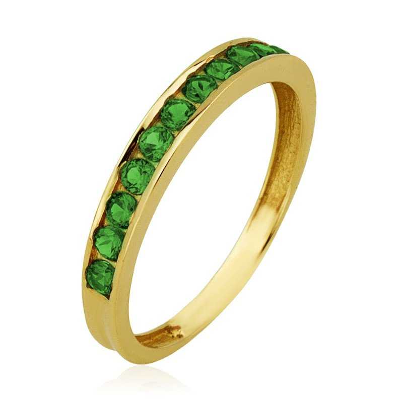 Sortija Oro 18K Anillo Oro 18K Garras con piedras de color|ARESSO